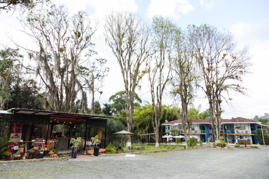 Hotel Hacienda Santa Clara Santa Rosa de Cabal Bagian luar foto