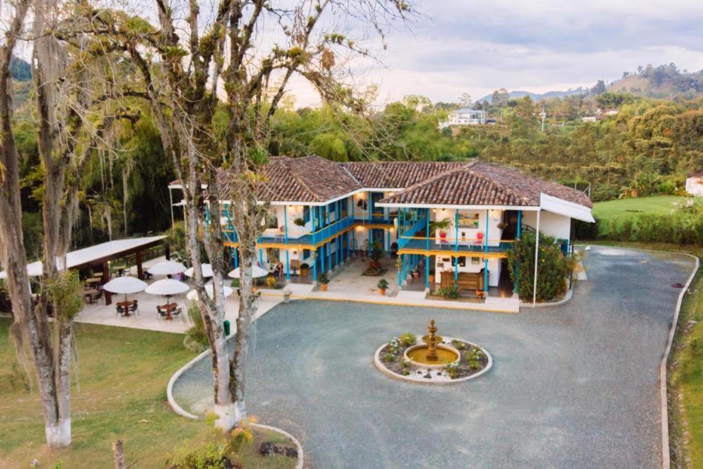 Hotel Hacienda Santa Clara Santa Rosa de Cabal Bagian luar foto